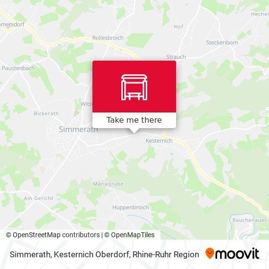 Simmerath, Kesternich Oberdorf map