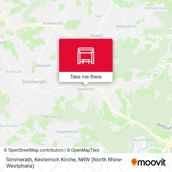 Карта Simmerath, Kesternich Kirche