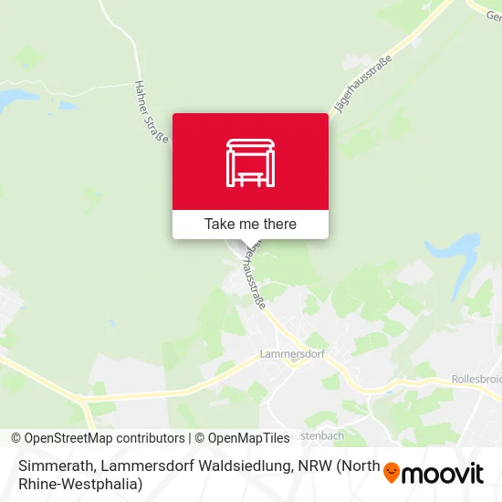 Карта Simmerath, Lammersdorf Waldsiedlung