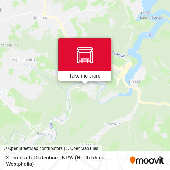 Карта Simmerath, Dedenborn
