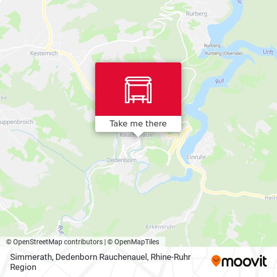 Simmerath, Dedenborn Rauchenauel map