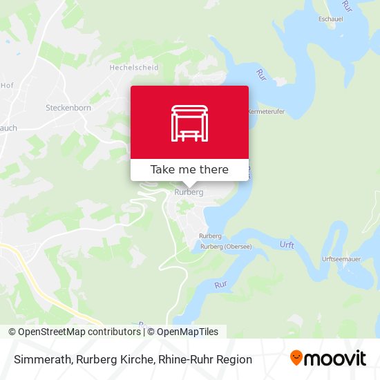 Simmerath, Rurberg Kirche map