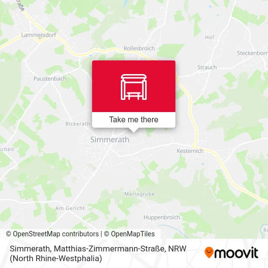 Карта Simmerath, Matthias-Zimmermann-Straße