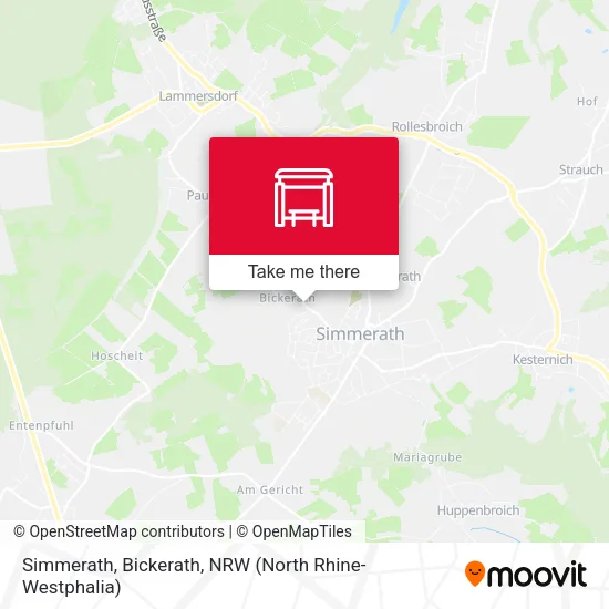 Карта Simmerath, Bickerath