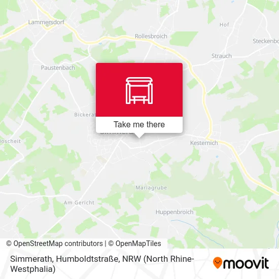 Карта Simmerath, Humboldtstraße