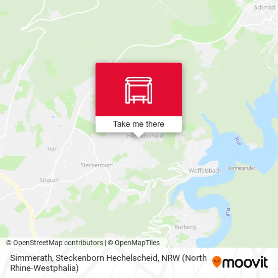 Карта Simmerath, Steckenborn Hechelscheid