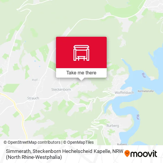Карта Simmerath, Steckenborn Hechelscheid Kapelle