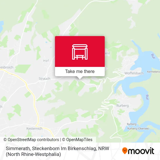 Карта Simmerath, Steckenborn Im Birkenschlag