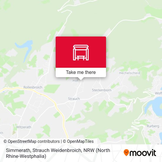 Карта Simmerath, Strauch Weidenbroich