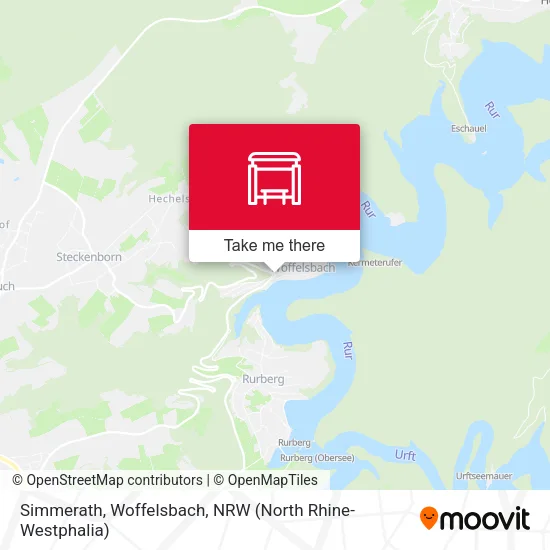 Simmerath, Woffelsbach map