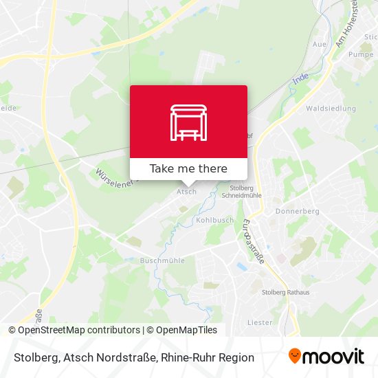 Stolberg, Atsch Nordstraße map