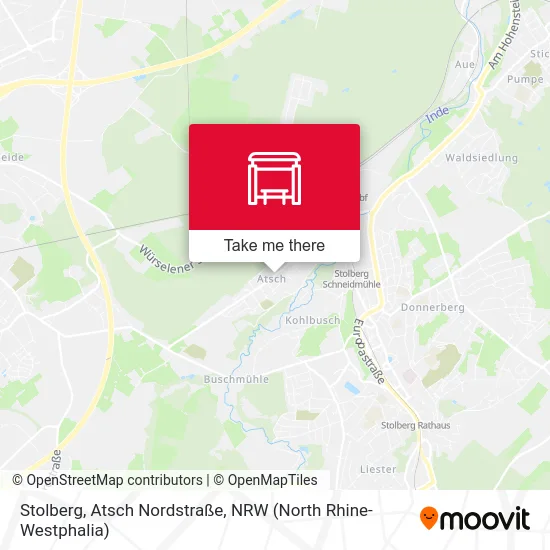 Карта Stolberg, Atsch Nordstraße