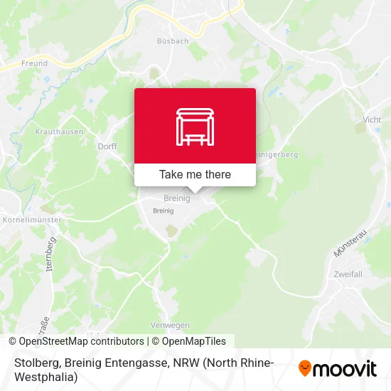 Карта Stolberg, Breinig Entengasse