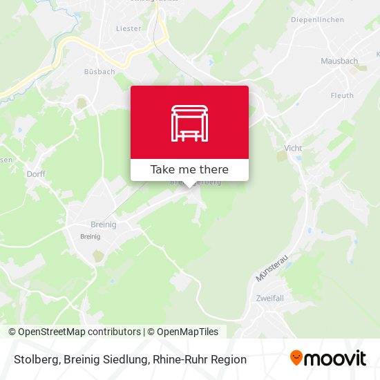 Stolberg, Breinig Siedlung map