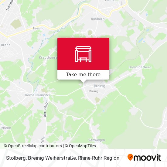 Stolberg, Breinig Weiherstraße map