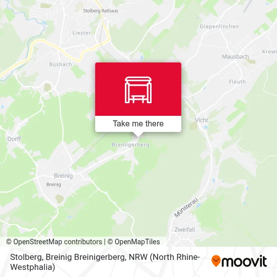 Stolberg, Breinig Breinigerberg map