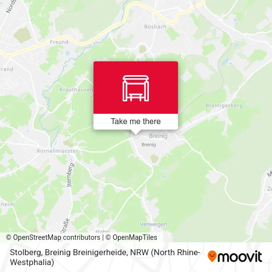 Карта Stolberg, Breinig Breinigerheide