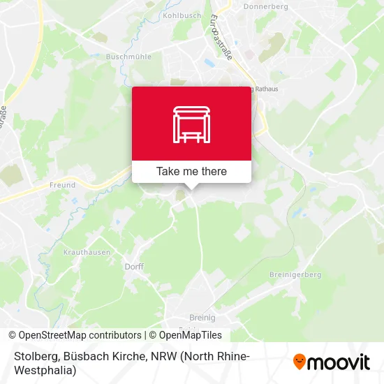 Карта Stolberg, Büsbach Kirche