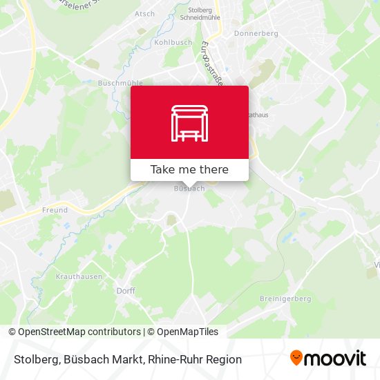 Stolberg, Büsbach Markt map
