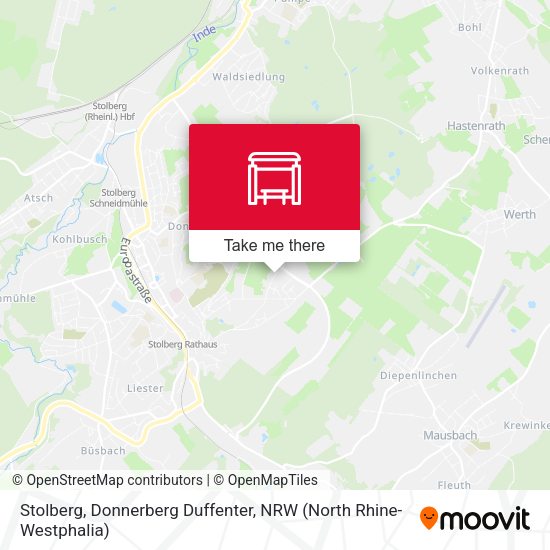 Карта Stolberg, Donnerberg Duffenter