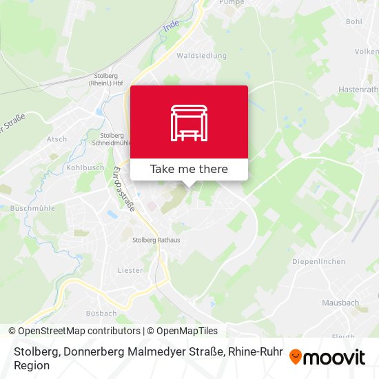Stolberg, Donnerberg Malmedyer Straße map