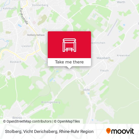 Stolberg, Vicht Derichsberg map
