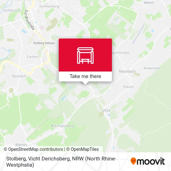 Карта Stolberg, Vicht Derichsberg