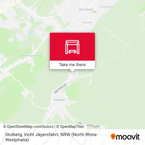 Stolberg, Vicht Jägersfahrt map