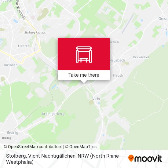 Stolberg, Vicht Nachtigällchen map