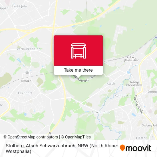 Карта Stolberg, Atsch Schwarzenbruch