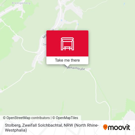 Карта Stolberg, Zweifall Solchbachtal
