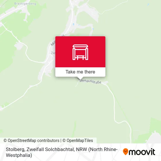 Карта Stolberg, Zweifall Solchbachtal