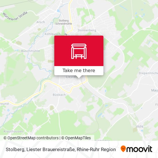 Stolberg, Liester Brauereistraße map