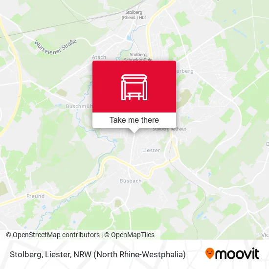 Карта Stolberg, Liester