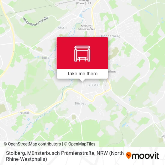 Карта Stolberg, Münsterbusch Prämienstraße