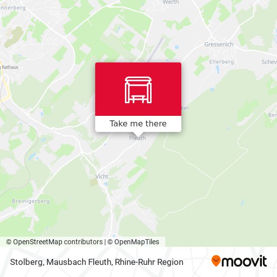 Stolberg, Mausbach Fleuth map