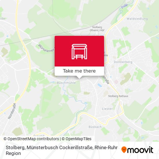 Stolberg, Münsterbusch Cockerillstraße map