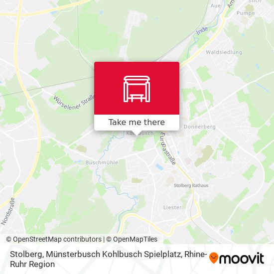 Stolberg, Münsterbusch Kohlbusch Spielplatz map