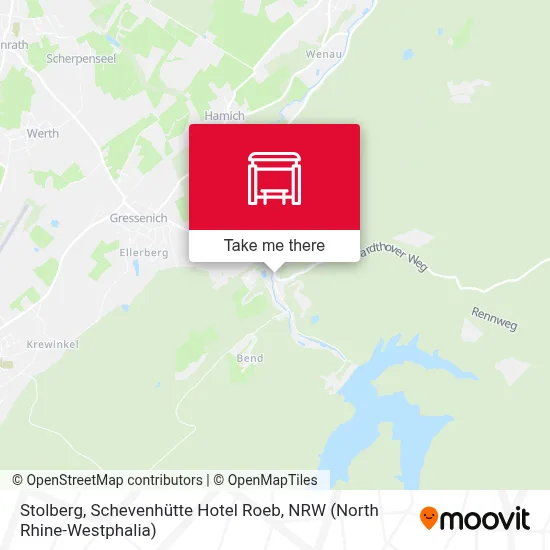 Stolberg, Schevenhütte Hotel Roeb map