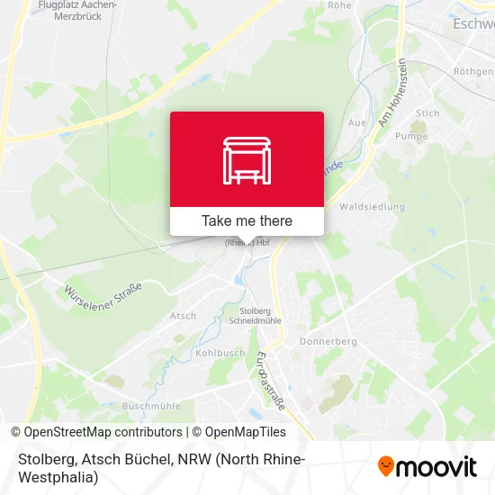 Карта Stolberg, Atsch Büchel
