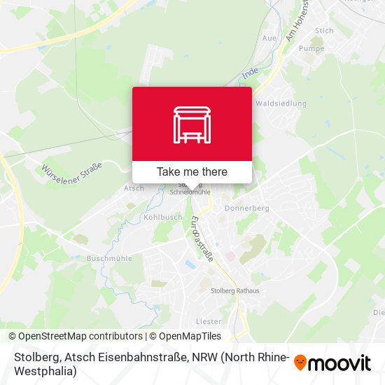 Stolberg, Atsch Eisenbahnstraße map