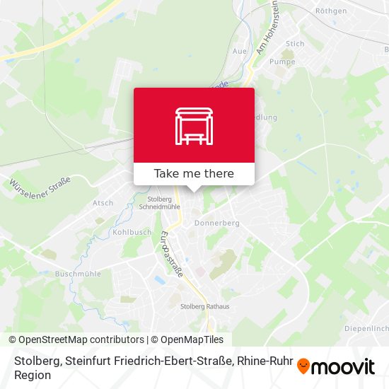 Stolberg, Steinfurt Friedrich-Ebert-Straße map