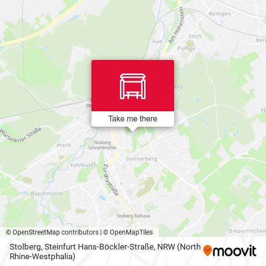 Stolberg, Steinfurt Hans-Böckler-Straße map