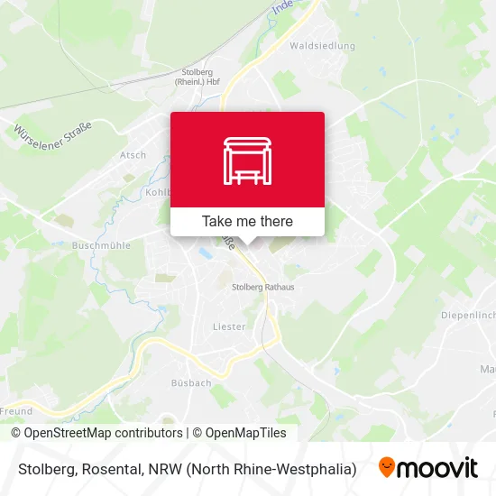 Stolberg, Rosental map