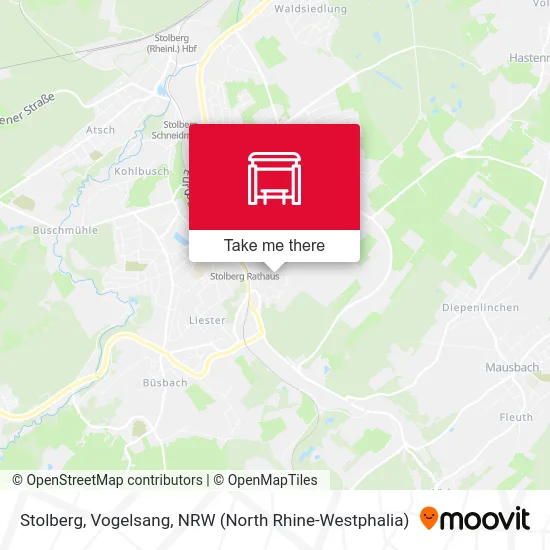 Карта Stolberg, Vogelsang