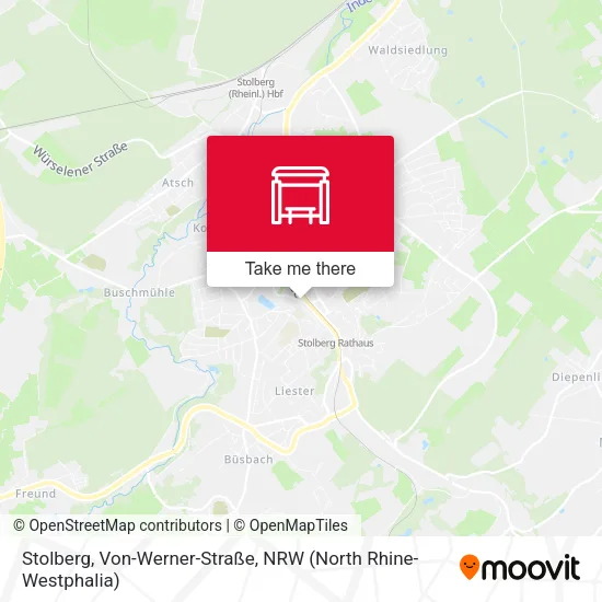 Карта Stolberg, Von-Werner-Straße