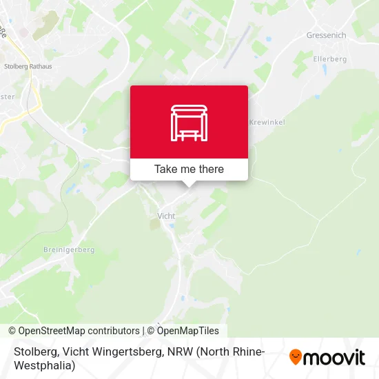 Карта Stolberg, Vicht Wingertsberg