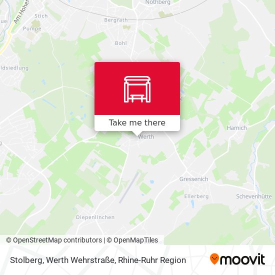 Stolberg, Werth Wehrstraße map
