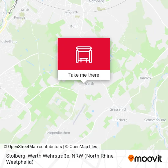 Карта Stolberg, Werth Wehrstraße
