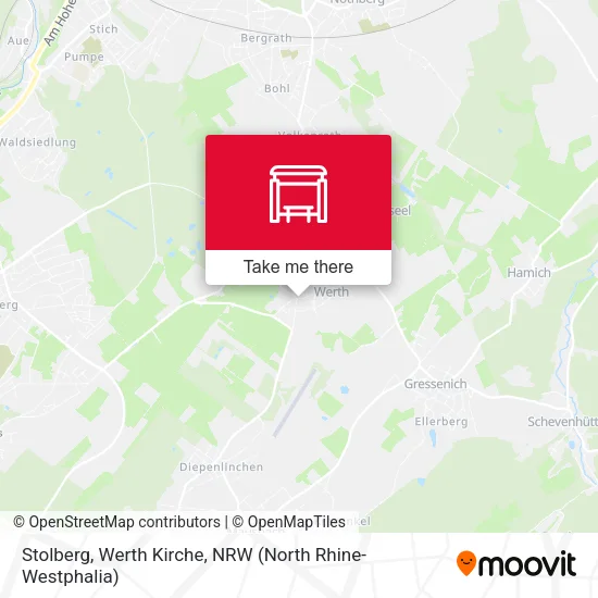 Карта Stolberg, Werth Kirche